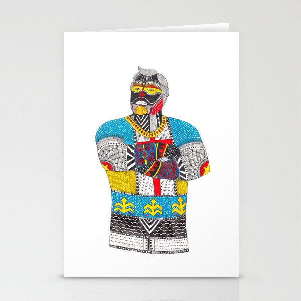 STRONG MAN Stationery Cards