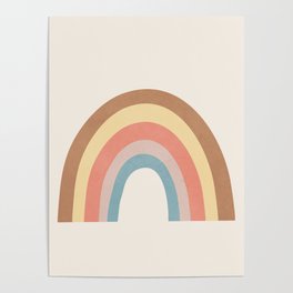 Abstract Rainbow 01 Poster