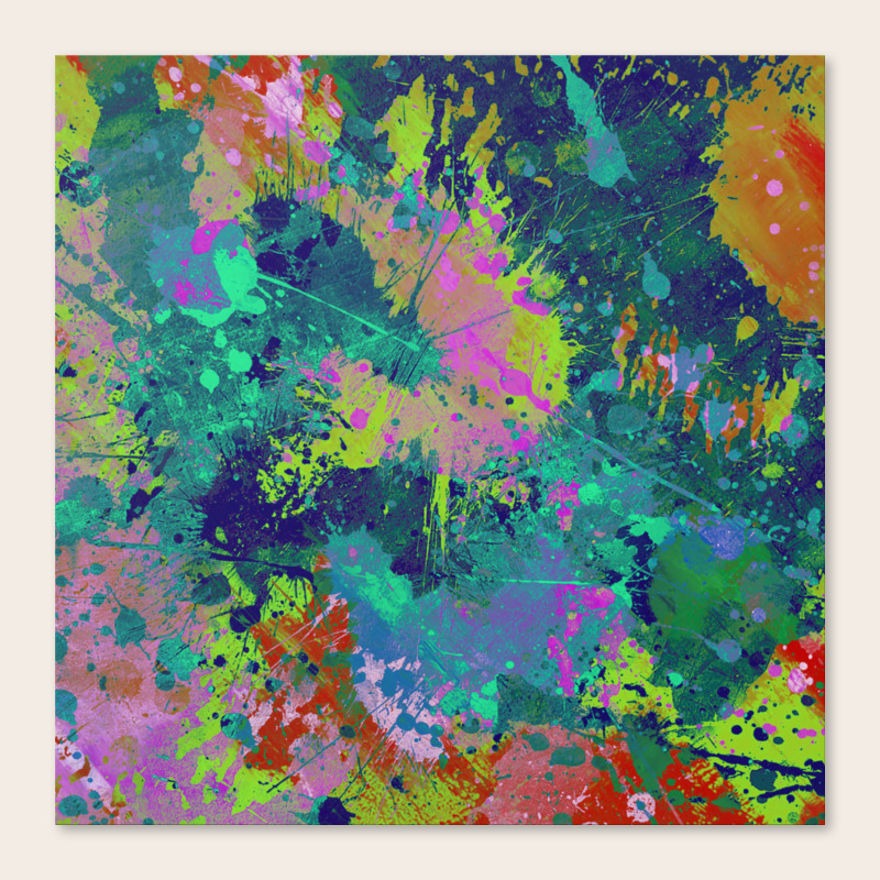 Messy Art I - Abstract, paint splatter 