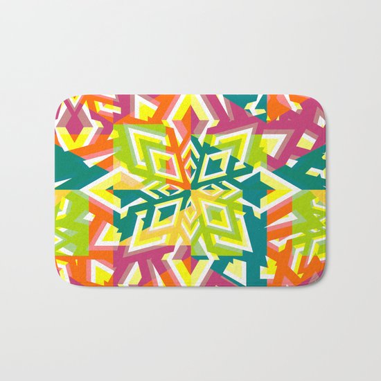 Floral pieces Bath Mat