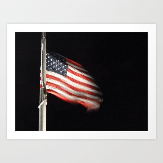 Long may it wave Art Print