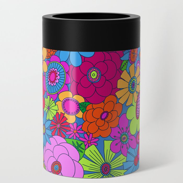 Moddy-Mod Floral (Brighter Version) by lalalamonique Can Cooler