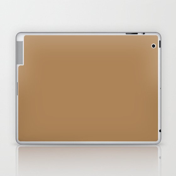 Neutral Dark Brown Solid Color Pairs PPG Cool Copper PPG1088-6 - All One Single Shade Hue Colour Laptop & iPad Skin