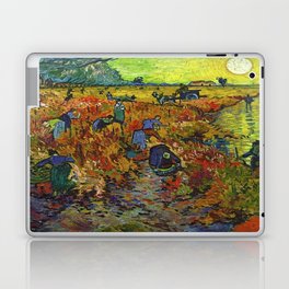 Vincent Van Gogh - The Red Vineyard ,1888 Laptop Skin