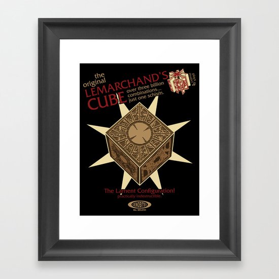 Lemarchand's Cube - Hellraiser Framed Art Print