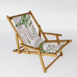 Green Marble Texture Sling Chair