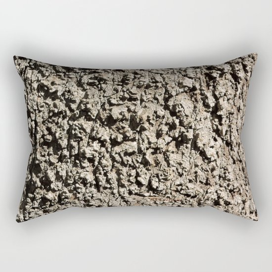 TEXTURES -- Western Sycamore Bark Rectangular Pillow
