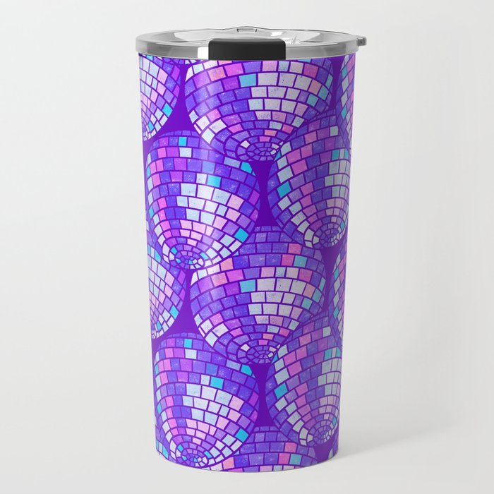 Purple Disco Party Travel Mug