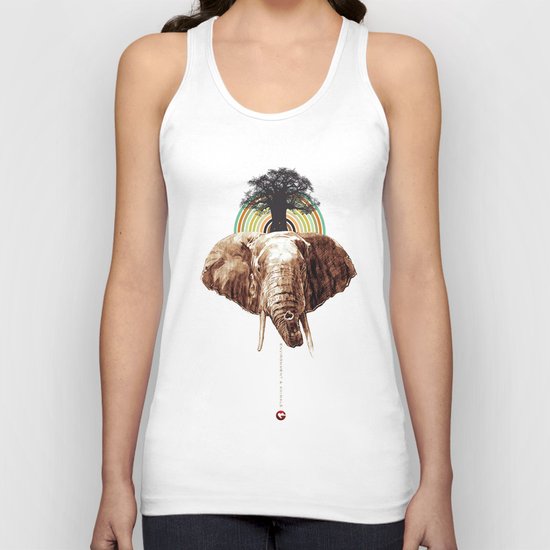 Glue Network Print Series "Environment & Animals" Unisex Tank Top