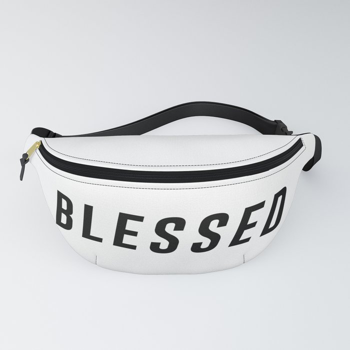 Blessed - Bible Verses 1 - Christian - Faith Based - Inspirational - Spiritual, Religious Fanny Pack