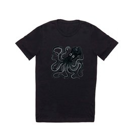Minoan Octopus - Black Ink T Shirt