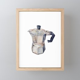 Caffettiera Framed Mini Art Print