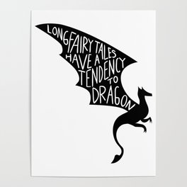Fairy Tale Dragon Poster
