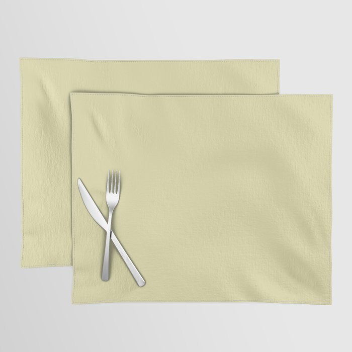 Yellow Wax Placemat