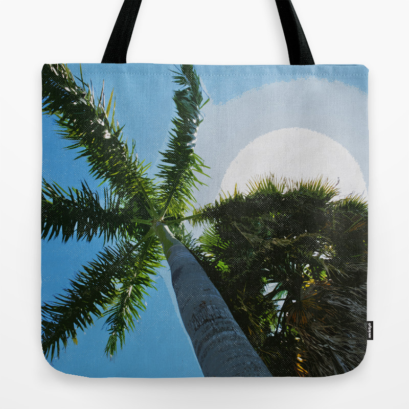 Queen Palm Florida Keys Tote Bag By Islanddesign Society6