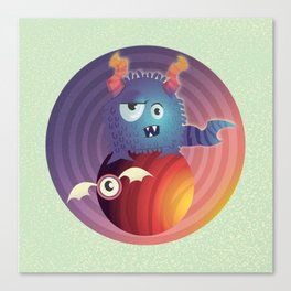 Monster in your head Canvas Print