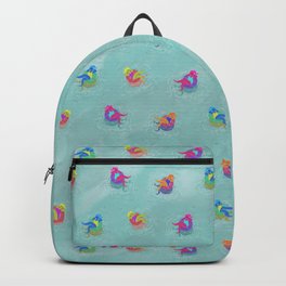 summer innertube floatie print Backpack