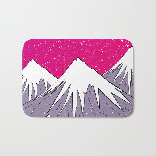 The mountains and the Snow Bath Mat