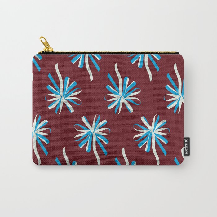 Blue Swirl Carry-All Pouch