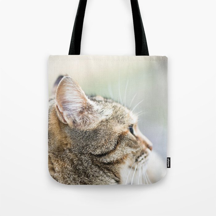 Cat face Tote Bag