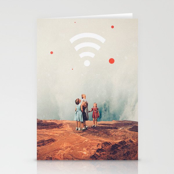 Wirelessly connected to Eternity Stationery Cards