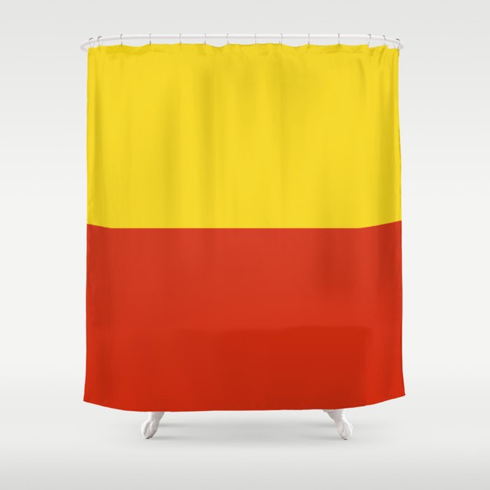 Flag of Prague Shower Curtain