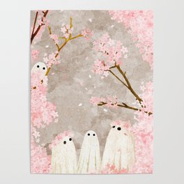 Cherry Blossom Party Poster