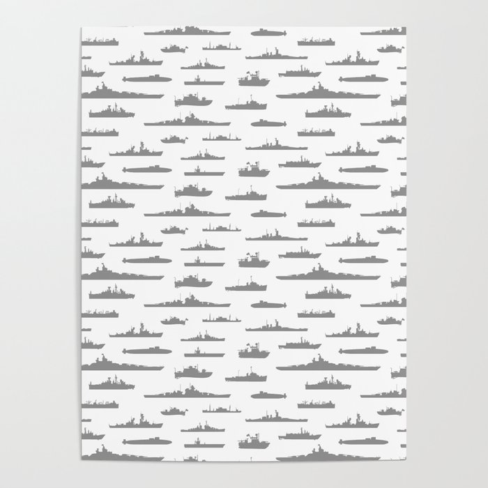 Battleship // Grey Poster