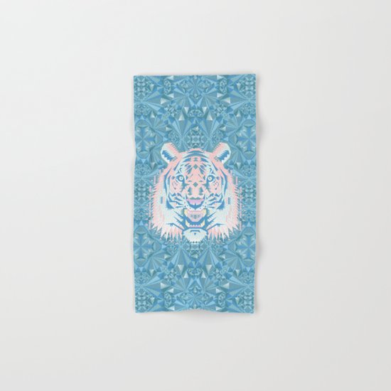 Pastel Quartz Tiger Hand & Bath Towel