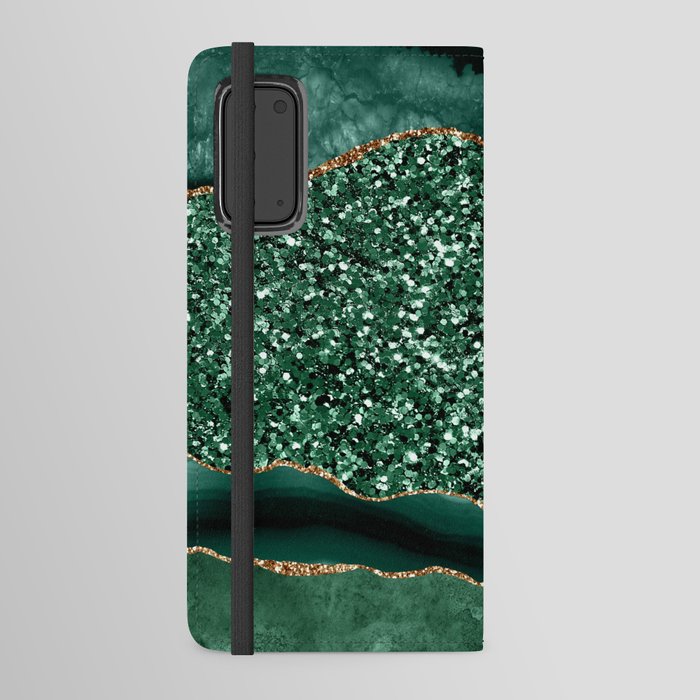 Agate Glitter Ocean Texture 13 Android Wallet Case