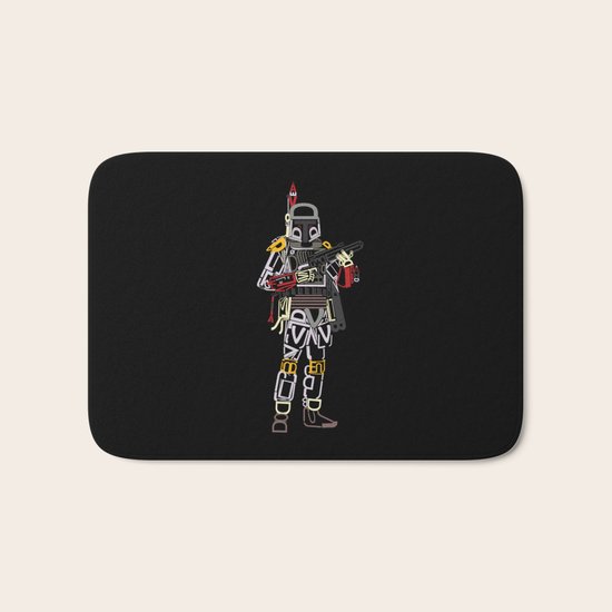 Boba Font Bath Mat