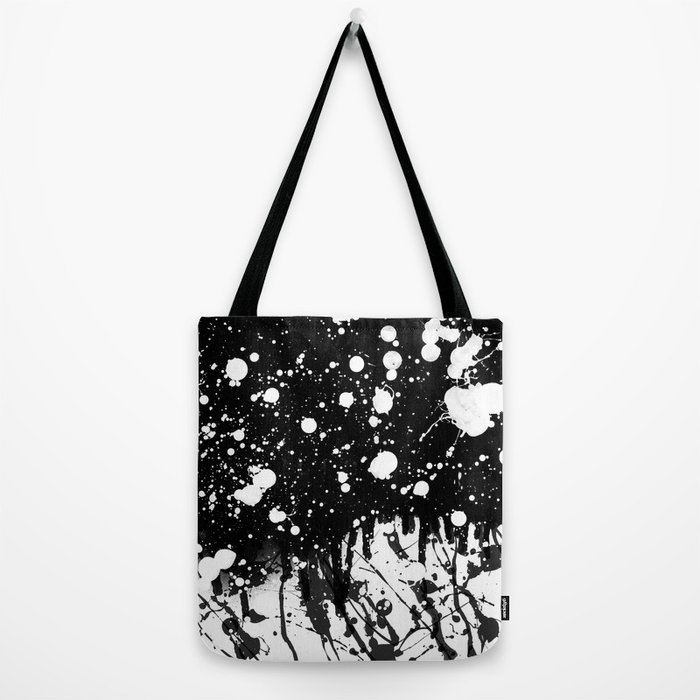 Sugarcrush Black quardilateral Print Design Tote Bag
