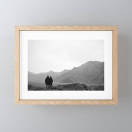  Mountain B&W - Iceland Framed Mini Art Print