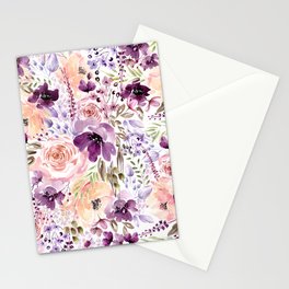Floral Chaos Stationery Card