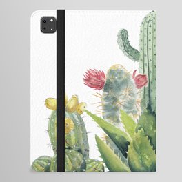 Cactus Watercolor iPad Folio Case