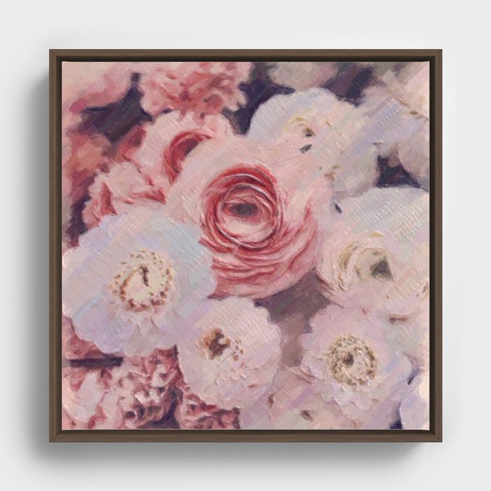 Floral  Framed Canvas