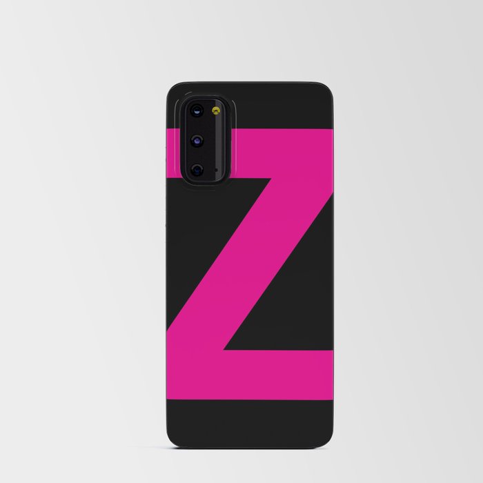 Letter Z (Magenta & Black) Android Card Case