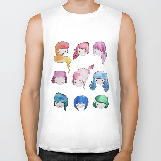 does my head look big in this? Biker Tank