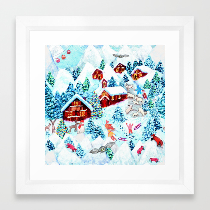 Swiss Village In The Snow Log Cabins Snow Days Alpine