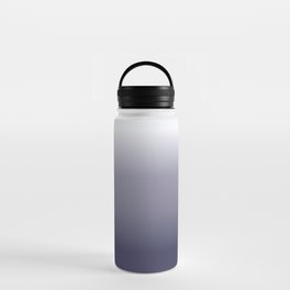 Dark Gray and White Ombre Water Bottle