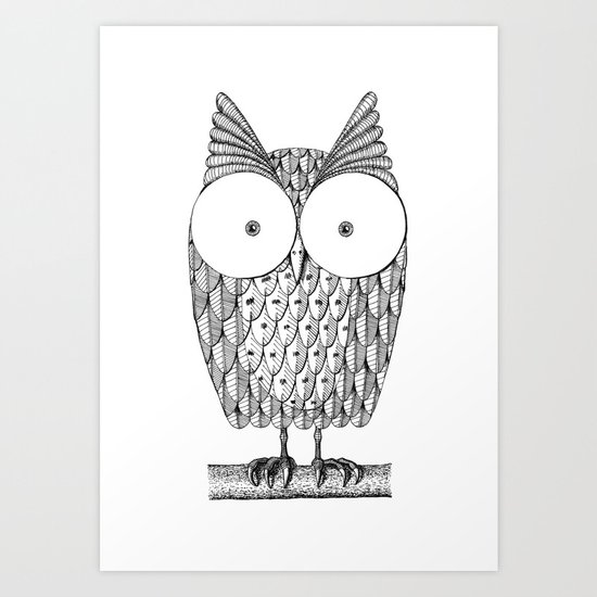 owl Art Print
