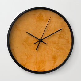 Tuscan Orange Stucco - Corbin Wall Clock