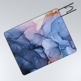 Captivating 1 - Alcohol Ink Painting Picnic Blanket
