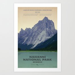 Nahanni National Park Poster Art Print