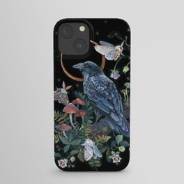 Moon Raven  iPhone Case
