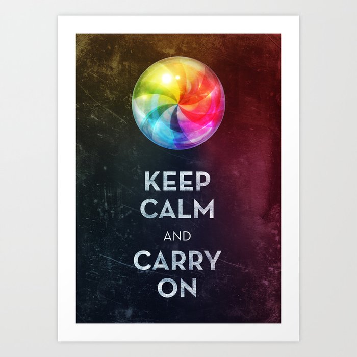 Keep Calm Art Print