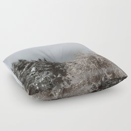 Winter Forest II | Nautre and Landscape Photography Floor Pillow