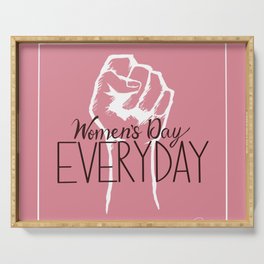 Women's Day Everyday - Pink Serving Tray