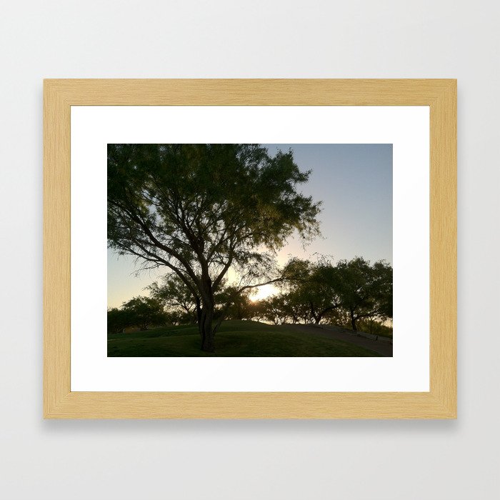 Arizona Golf Course Sunset II Framed Art Print