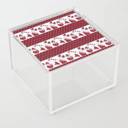Christmas Seamless Pattern Acrylic Box